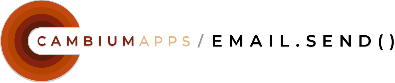Cambium Apps: Email.send()